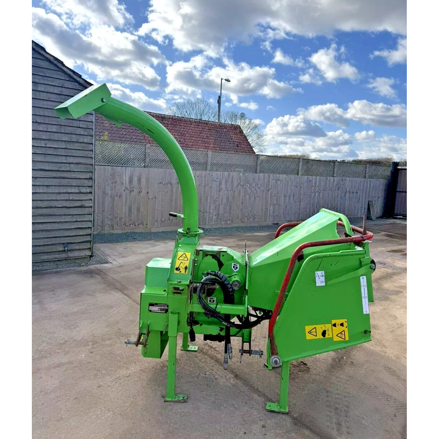 2011 GREENMECH ECO TMP 150 TRACTOR MOUNTED PTO POWERED WOOD CHIPPER